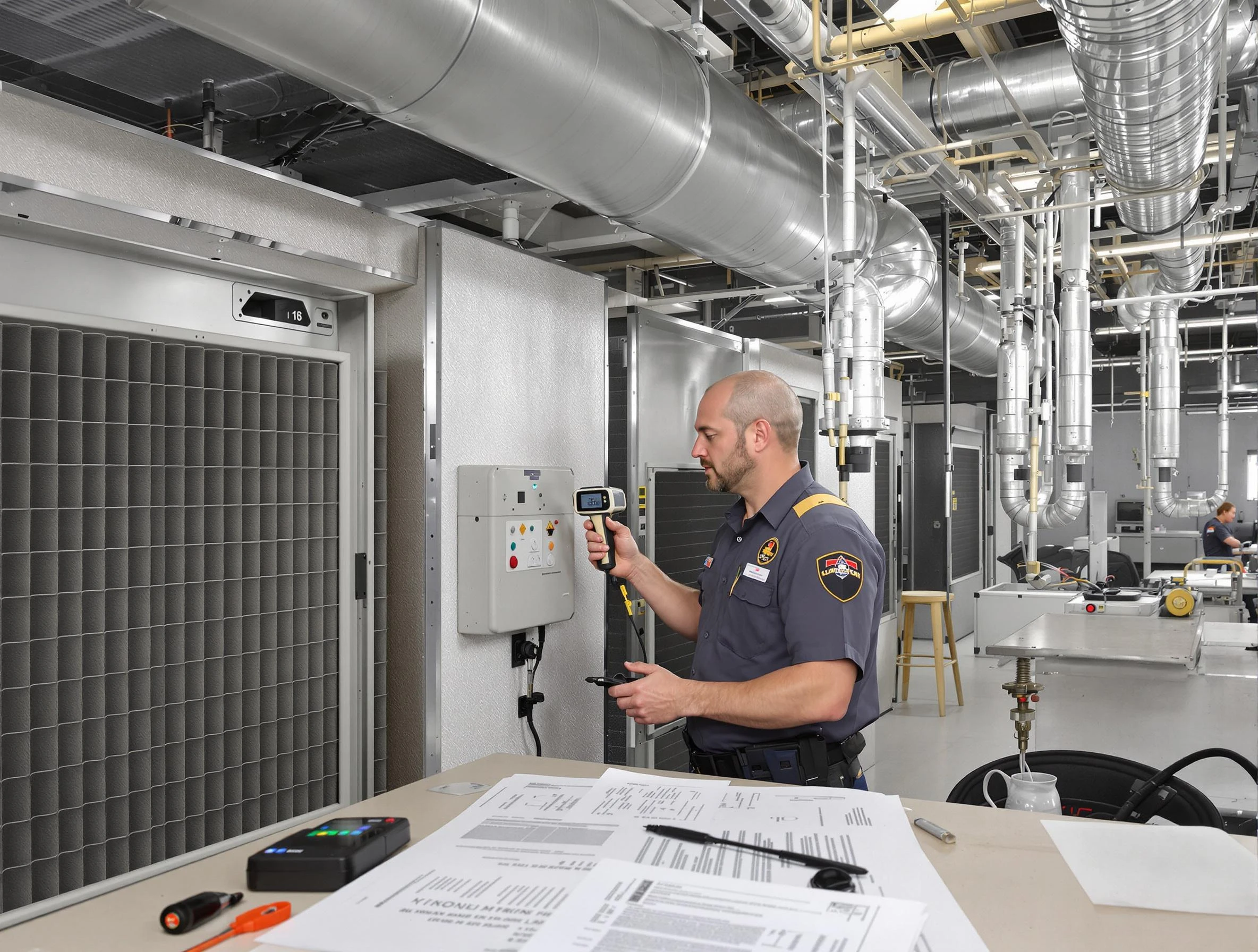 Professional filter system inspection by Corona Air Duct Cleaning in Corona