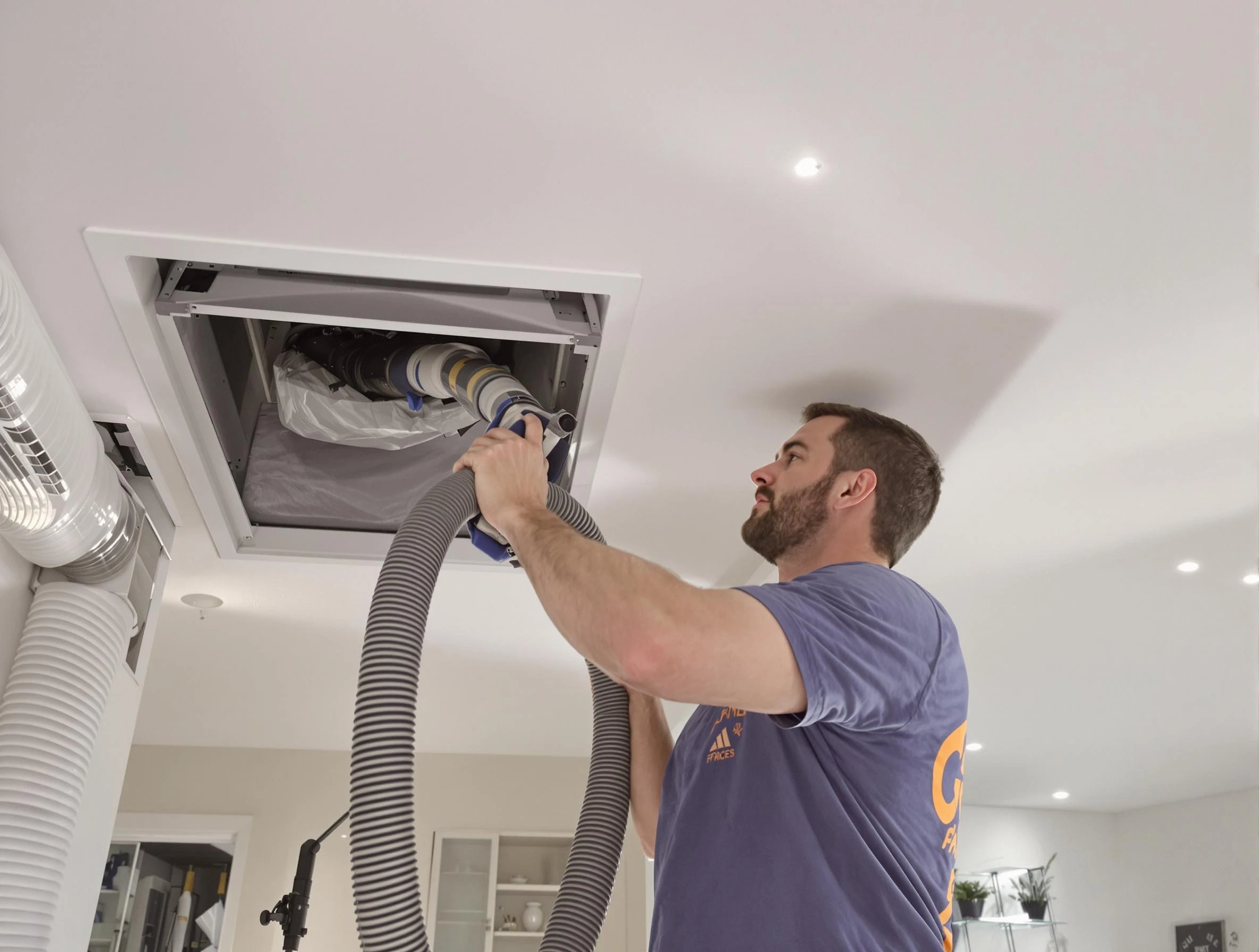 Precision indoor duct cleaning by Corona Air Duct Cleaning in Corona