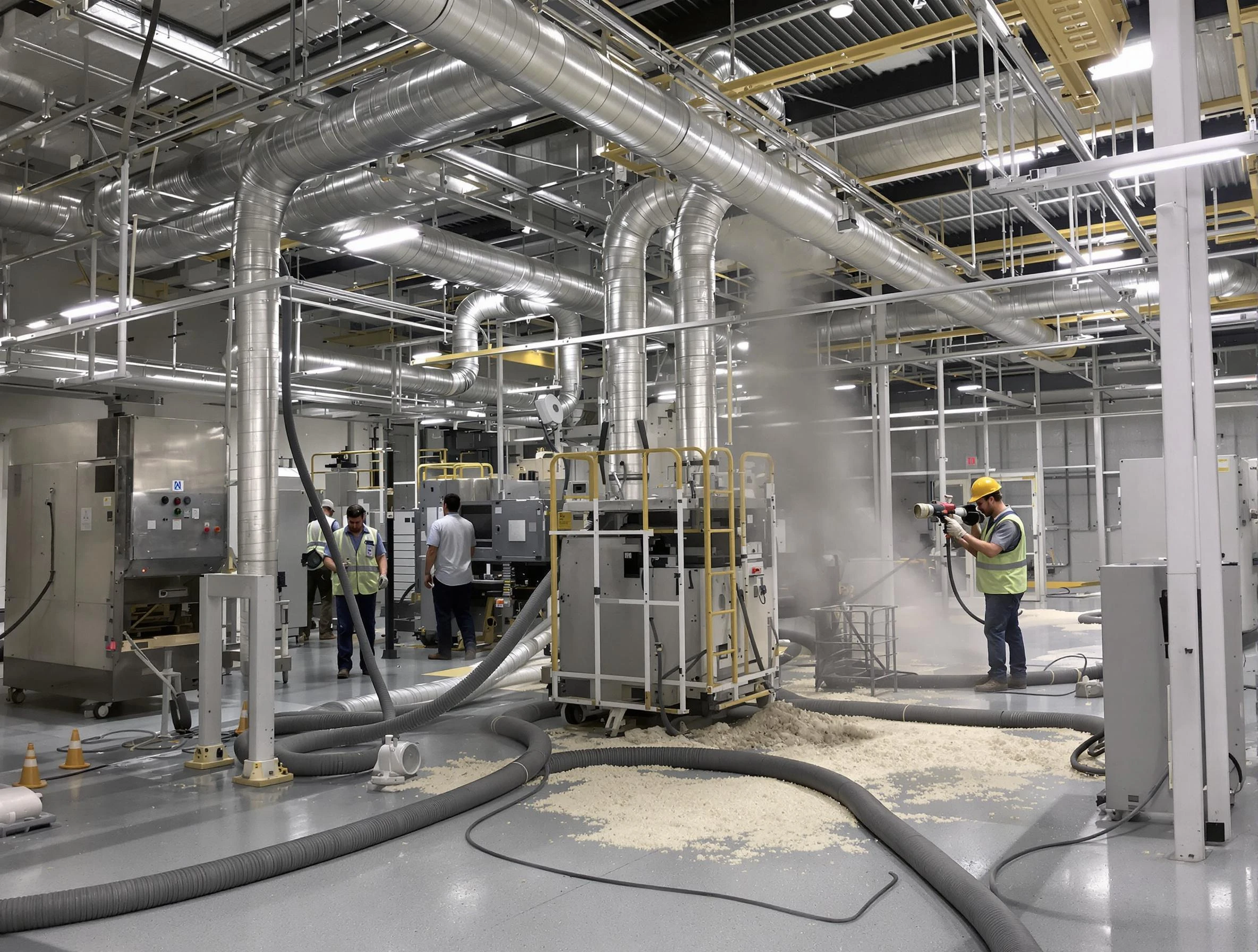 Heavy-duty industrial duct cleaning by Corona Air Duct Cleaning in Corona