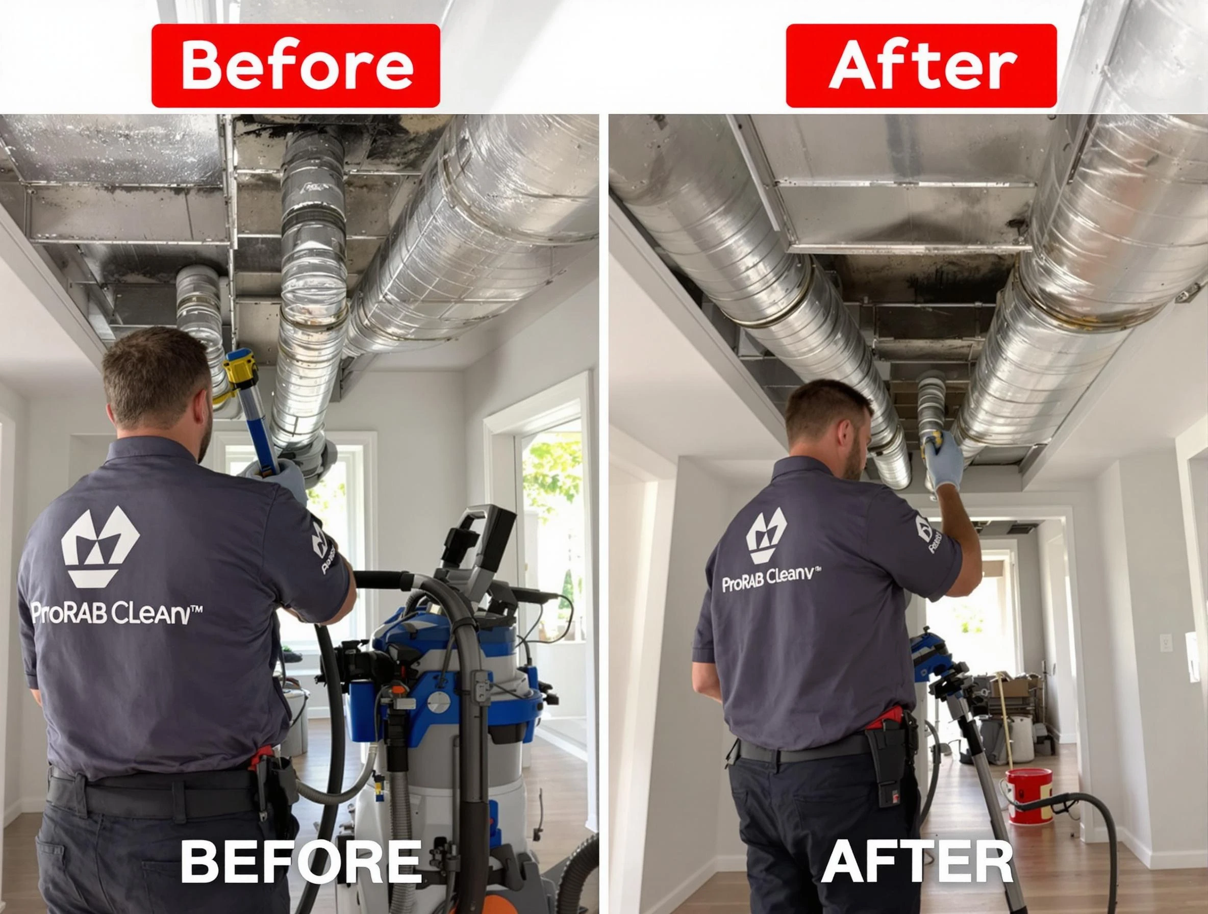 Corona Air Duct Cleaning expert performing thorough residential duct cleaning in a Corona home